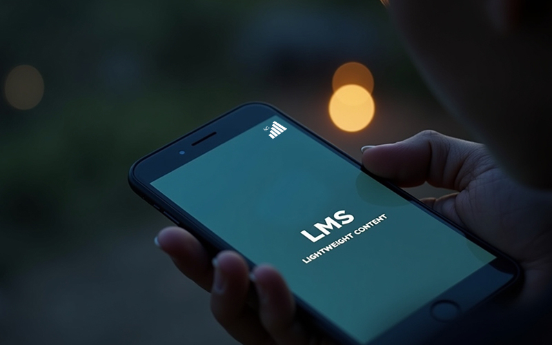 LMS for African schools designed with lightweight content for low-bandwidth access.