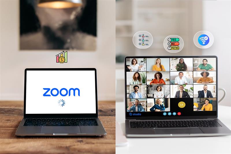 Comparison of Zoom with other video conferencing platforms highlighting zoom alternatives in Africa for better affordability and features.